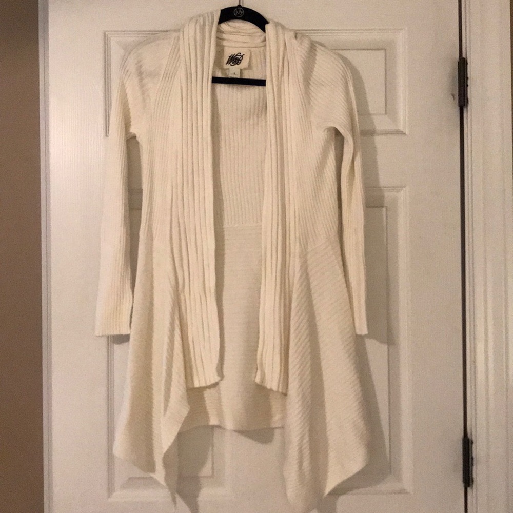 Cream cardigan